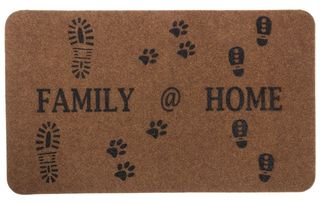 Коврик 45*75см "Familia"  "Следы" SUNSTEP (полиэстер,ТПР)(15/15)