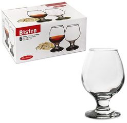 Набор фужеров 6пр Bistro 250мл д/коньяка п/уп стекло(1/4)