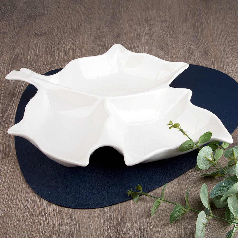 Блюдо сервировочное 30*24*4см "Маршмеллоу"  (фрф) (3/24)