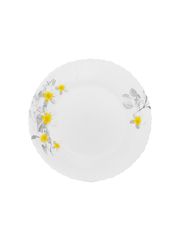 Тарелка 25см обеденная IKATIUM YELLOW стекло (6)
