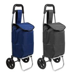 Тележка+сумка до 10кг 33*26*82см ткань, колесо d 13 см.  (1/10)