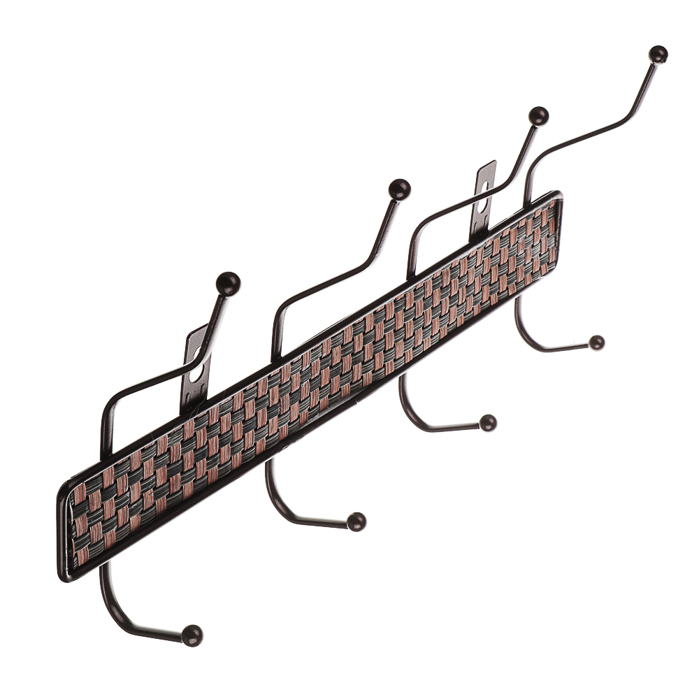 Вешалка настенная "Плетенка" 4крючка (1/48)