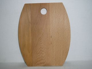 Доска разделочная "Бочонок" 25*18см (бук) (1/10)