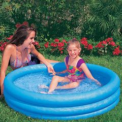 Бассейн надувной 114x25см, однотонный, 59416NP INTEX (1/12)