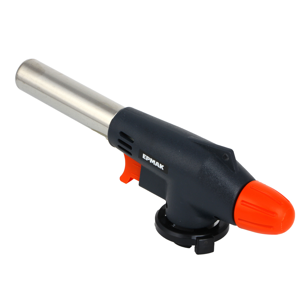 Горелка газовая с пьезорозж.,цангов.захв.,шир.сопло 17,5*4*6,2см ЧИНГИСХАН (1/10/80)