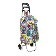 Тележка+сумка до 30кг 95*36*28см,полиэстер,колесо d16см,сумка 54*19*32 см (1/10)