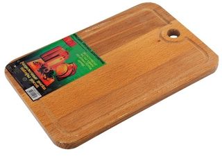 Доска разделочная с желоб. 32,5*21,5см (бук) (10)
