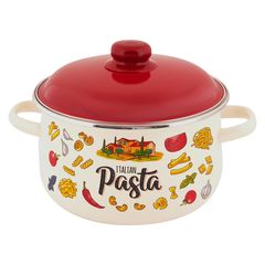 Кастрюля 4,0л Appetite Pasta ITALIAN конич эмаль(1/4)
