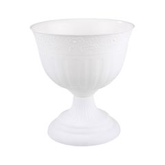 Вазон "Венеция"  10л d=330мм (белый),пласт (10)