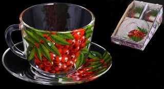 Набор подарочный  4пр "Дуэт" Живая природа. Рябинка (1/6)