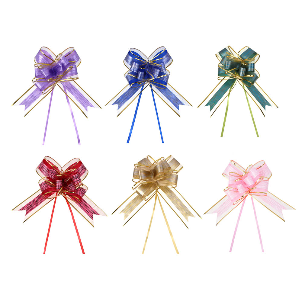 Бант - бабочка, (5x75см), PP, 6 цв, арт 3 (12/12)