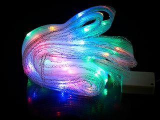 Гирлянда-лента элек. на 50 свето-диодов l=240см, 8 реж, разноцв. (1/48)