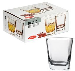 Набор стаканов 6пр Baltic/Carre 200мл д/виски низ п/уп стекло(1/8)