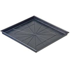 Поддон для рассадных горшков 17,3*19,3*1,5см (пластик) (1/130)