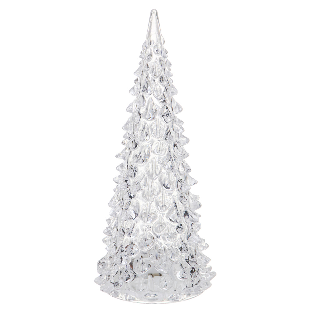Сувенир декорат. с LED подсв., один режим, 3xLR44, стекл и МДФ, 5,6х5,6х9,2см СНОУ БУМ (1/4)