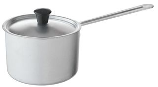 Кастрюля -ковш 1,0л мет/кр, мет/руч ТМ ScovO алюм.(12)