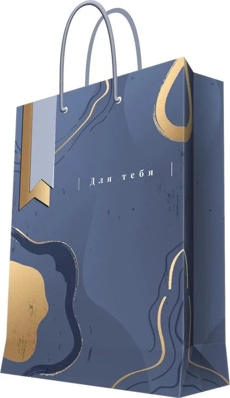 Бумажный пакет 26x32,4x12,7см д/сувенирной продукции с ламинацией (12/144)