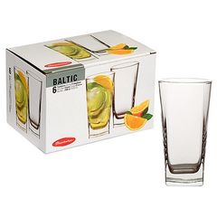 Набор стаканов 6пр Baltic 290мл д/коктейля выс п/у стекло(1/8)