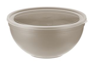 Миска 4,0л с крышкой Капучино пласт.(1/10)