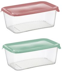 Емкость для продуктов 1,0л ПРАКТИК Микс (разноцв) пласт.(1/30)