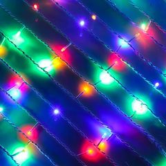 Гирлянда электр. Бахрома 2*0,5м (8реж) 16 нитей, 96LED, бел. провод, 220В СНОУ БУМ (1/50)
