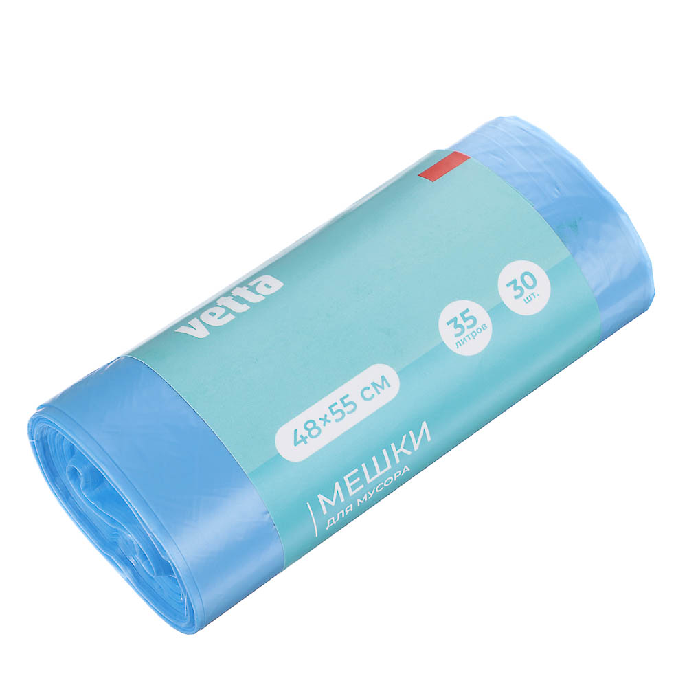 Мешки для мусора 35 л., 30 шт, рулон VETTA (40/40)
