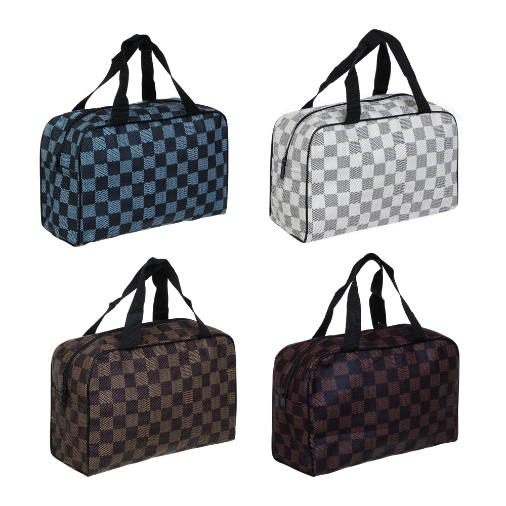 Косметичка банная, ПВХ, 23х14х9см, 3-4 цвета, ББ19-13 (1/8)