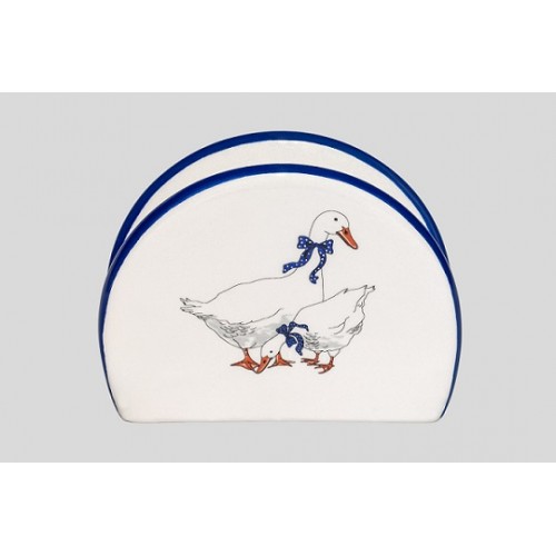 Салфетница "ГУСИ" (кер.доломит) п/у (1/72)