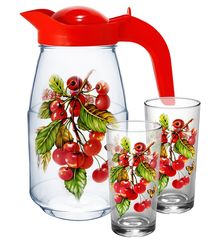 Набор для воды 3пр "Вишня на ветке" п/у (1/4)