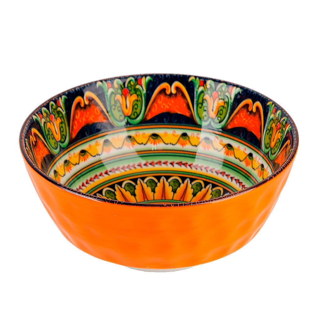 "Arabesque" Салатник (оранжевый) d=16см v=800мл (min12) (трансп. уп.)фрф.(12/48)