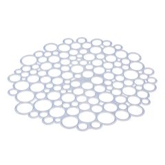 Решетка для мойки круглая d=290мм пласт.(1/20)