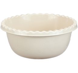 Миска 5,0л круглая Белый ротанг пласт.(20)