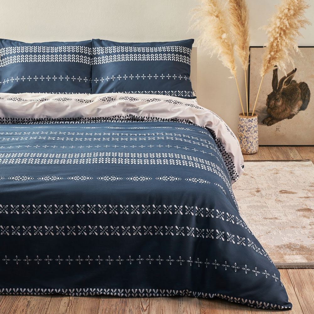 КПБ Евро "Нэви" 4пр, поплин, 100% хлопок, синий PROVANCE(1/6) 