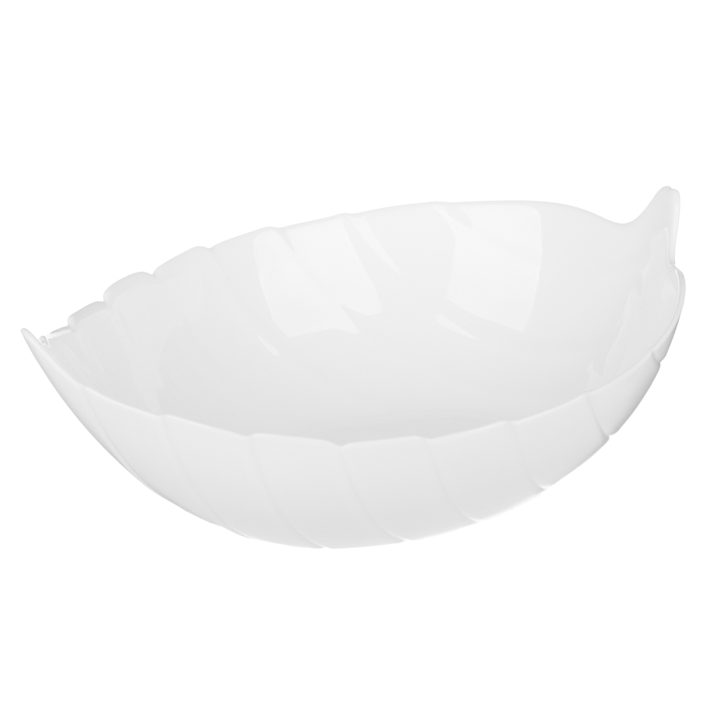 Салатник 21,5см опаловое стекло MILLIMI Листья (6/36)