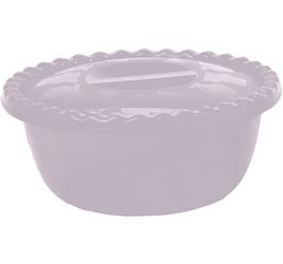 Миска 5,0л круглая с/кр Чайная роза пласт.(1/20)