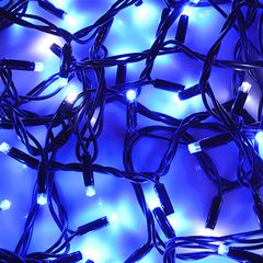 Гирлянда электр. Вьюн  10м, 100LED, (уличн) Млечный путь,бело-синий, 220В СНОУ БУМ (1/20)
