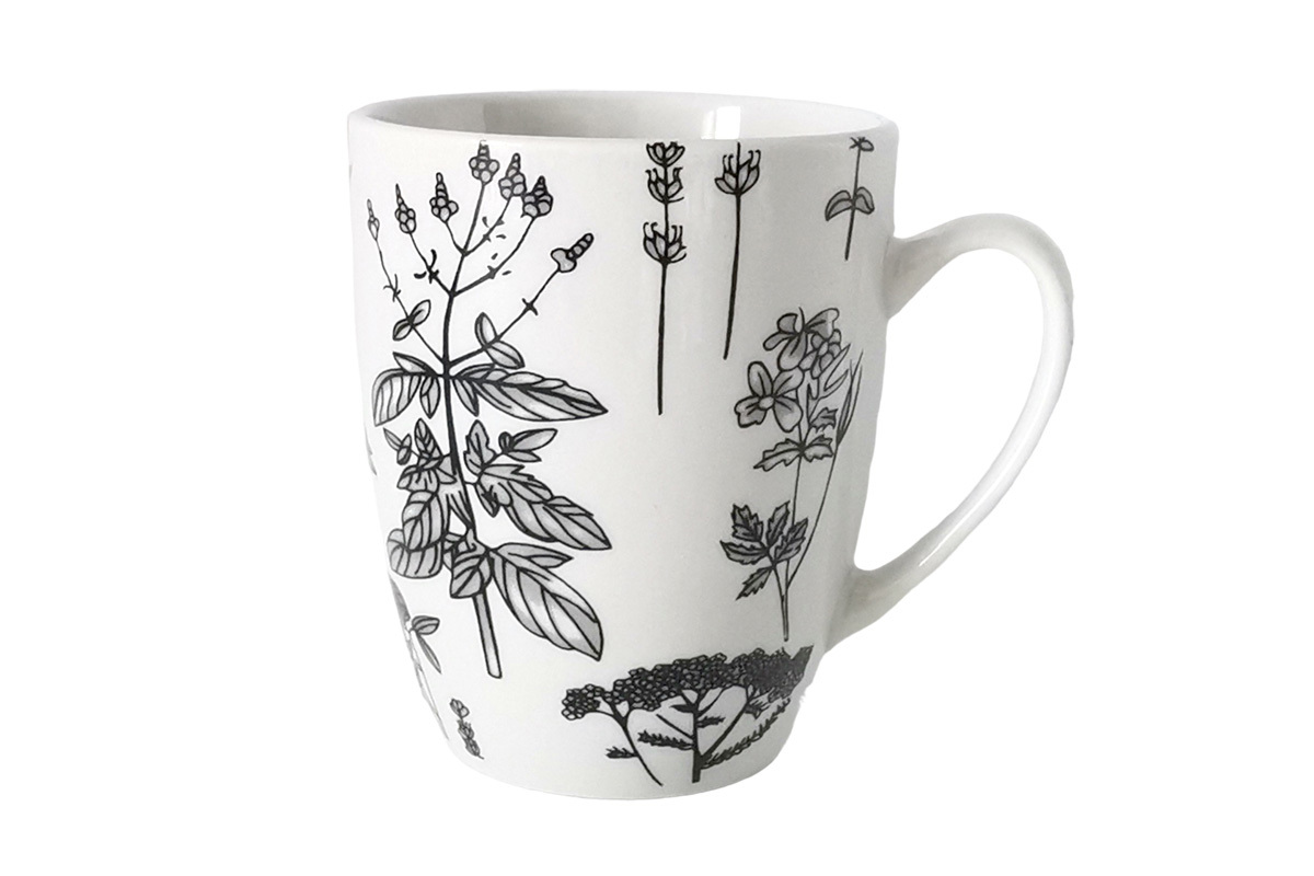 "Botanica" Кружка 340мл  фарф (6/48)