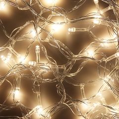 Гирлянда электр. Вьюн 9м 100LED шампань мерцание, прозр провод, 220В СНОУ БУМ (1)