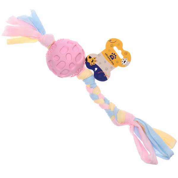 Игрушка - мячик д/собак средних и мелких пород "БЕГИ ЛОВИ",38*7,5см(1/12)