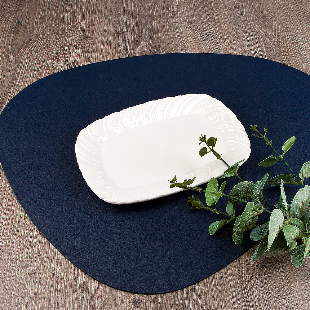 Блюдо сервировочное 20*14*2см "Маршмеллоу"  (фрф) (12/48)