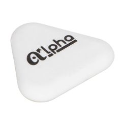 Ластик треугольный "Альфа", 4,5х4,5х0,9см, белый, улучшенное стирание, ТПР(1/48/960)