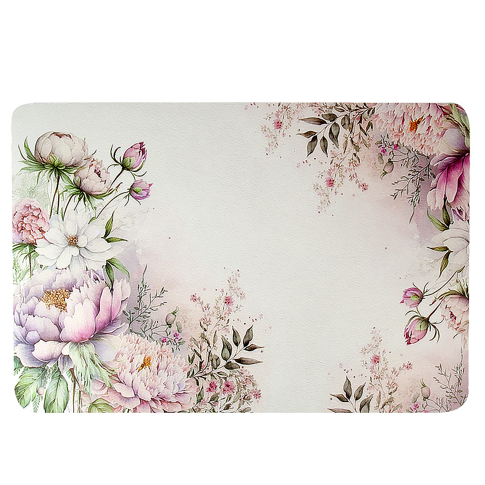 Салфетка сервировочная (плейсмат) "Floristry" 43*28см (min12)(упаковочный пакет)(12)