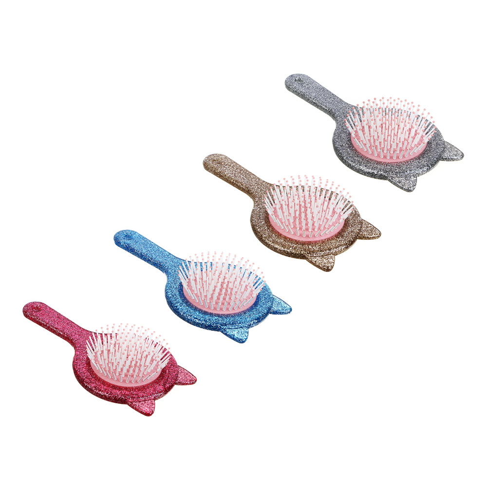 Расческа массажная, 19х9,8см, ТПЭ, AБС пластик, 4 цв ЮНИLOOK (12/12/120)