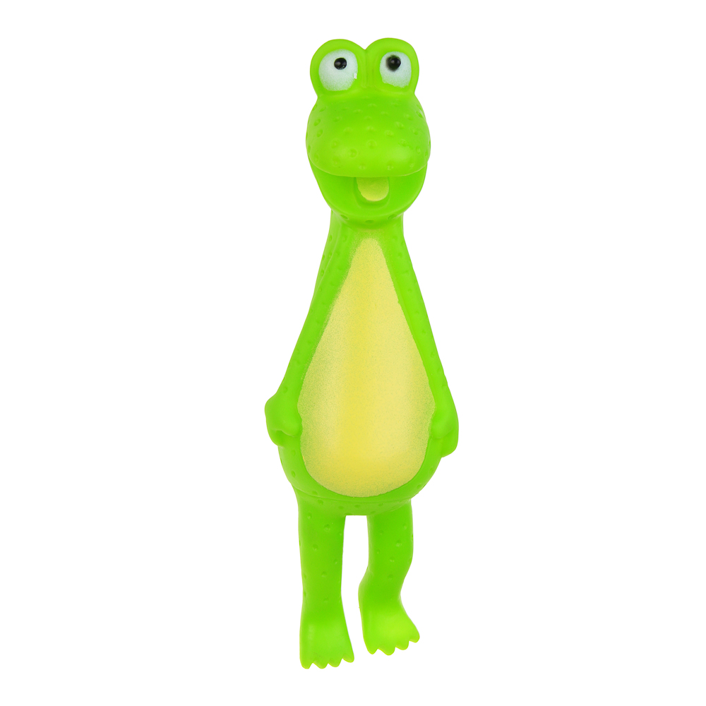 Игрушка для домашних животных, ПВХ, 23х6,5 см, лягушка VETTA (12/48)