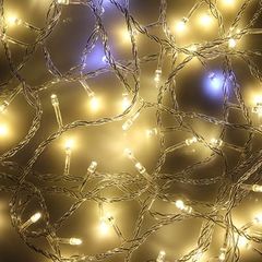Гирлянда электр. Вьюн  10м, 100LED, шампань. провод, 220В СНОУ БУМ (1/50)
