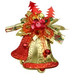 Украшение "Колокольчик"14*19см(пласт,полиэст.) (1/1)
