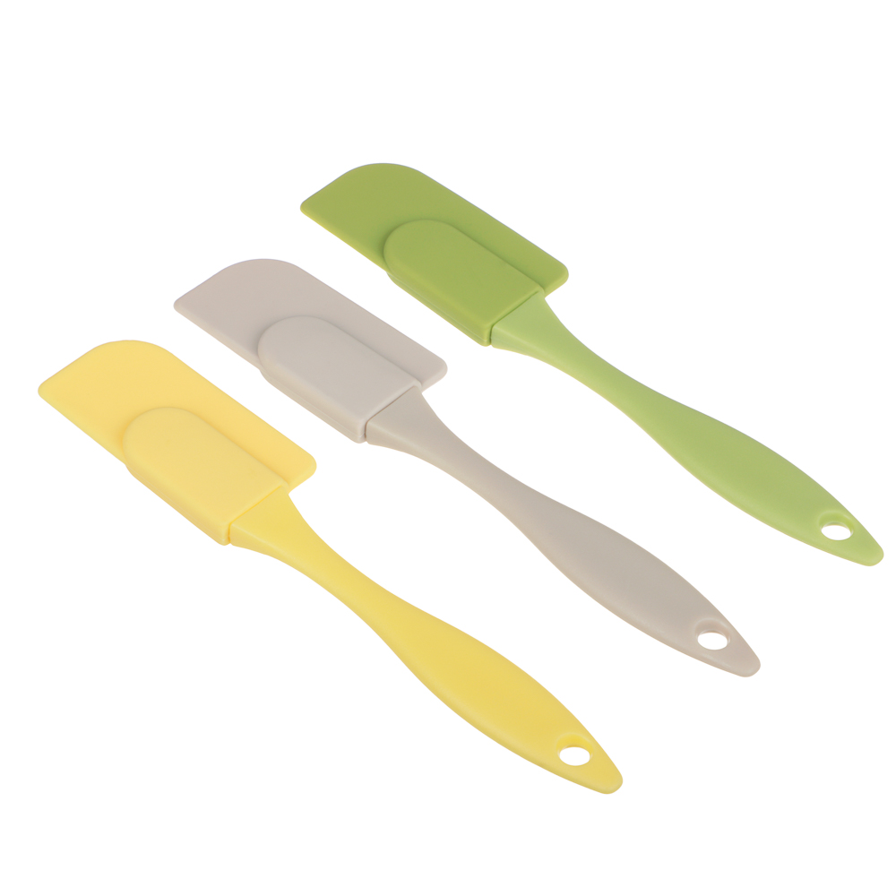 Лопатка кулинарная 19см, силикон, 3 цв VETTA (1/288)