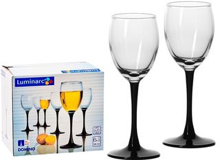 Набор рюмок 65мл 6пр Домино стекло (1/4)