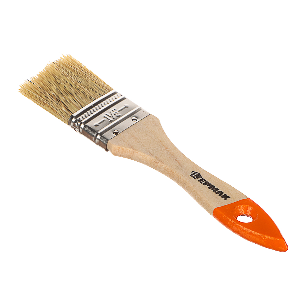 Кисть малярная 38мм 1,5" "Бейсик" (плоская,натур.щетина) (1/12/720)