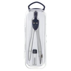 Набор чертежный "Готовальня", 2 предмета (циркуль металл., пенал для грифелей), в пласт.пенале(1/20)